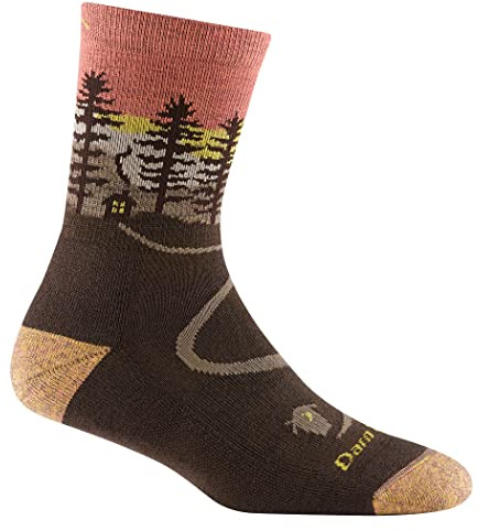 Darn Tuff dam Northwoods Micro Crew lätt vandringsstrumpa (stil 5013) -, Jorden, Medium