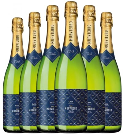 Murviedro Arts de Luna Brut Nature Cava 75 cl Espumoso blanco (Caja de 6 Botellas de 75 cl)