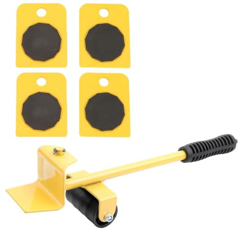 Outil Levage Meubles Chariot Kit Glissières Déplacement pour Objets Lourds 150KG