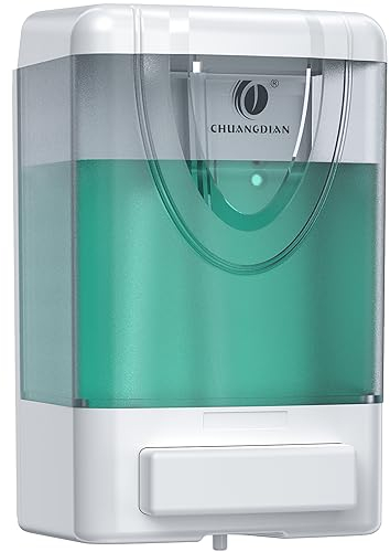 Dispenser di sapone da bagno 1000 ml dispenser di detersivo liquido di grande capacità (1000ml bianco)…