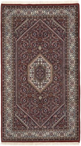 Nain Trading Indo Bidjar 94x162 Handgeknüpft Orientteppich Teppich Wolle Indien