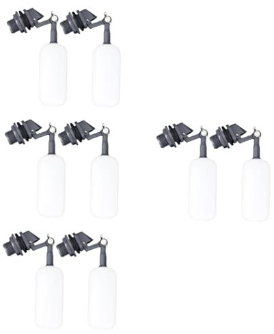 Housoutil 8pcs Float Valve for Water Troughs Ball Valve Automatic Water Level Control