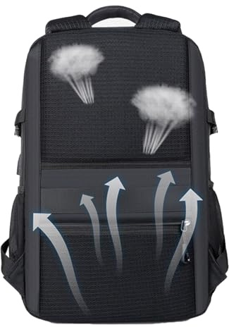 Mochila Para Portátil Bolso De Viaje De Gran Capacidad | Mochila Universitaria Transpirable Para Estudiantes Universitarios, Profesores, Autónomos, Fotógrafos, Y Actividades Al Aire