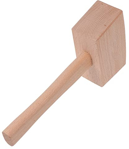 PRETYZOOM Praktischer Holz EIS Hammer EIS Crusher für Bar Zuhause Cocktails Ergonomischer Griff Farbmix