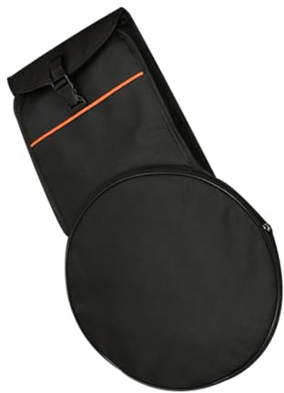 minkissy Snare Drum Carrier Tasche mit Integriertem Drum Pad und Stick Halter Verstellbarer Schultergurt Robuste Zubehör Tasche für Reise und Outdoor Effiziente Aufbewahrung und Schutz