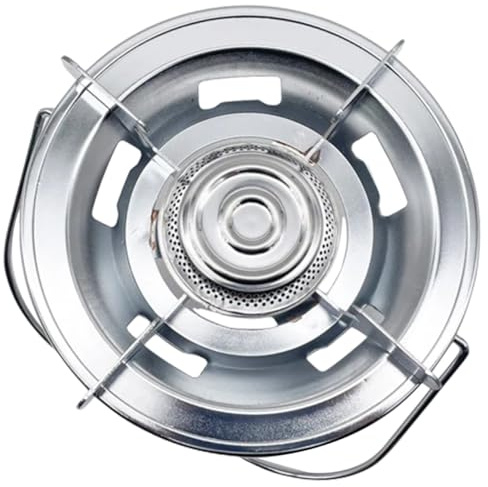 LOORGVEL Fornello da Campeggio in Rame e Lega Stufa Gas Portatile per Cucina Esterna e Picnic Resistente e Facile da Trasportare Uso Outdoor Accessorio Essenziale per Campeggio