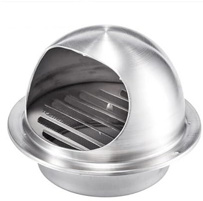 1 campana extractora de acero inoxidable for ventilación de pared y techo, ideal for baños, cocinas y oficinas.(80mm)