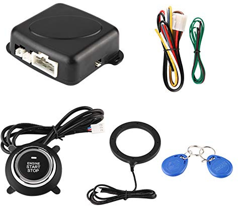 Generic Système D'Alarme Antivol Universel pour Voiture avec Alarme Sonore et Lumineuse, Capteur de Démarrage à Induction pour Protection d'urgence, pour Système de sécurité Automobile