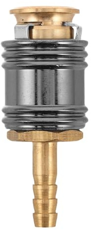 MUSISALY Adaptador de Bloqueo para Neumáticos 6mm de Cobre Autoblocante | Conexión Rápida, Fácil de Fijar, Evita Fugas de Aire, para Válvulas de Coche y Camión
