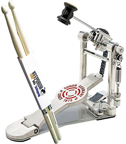 Sonor SP 4000 Bassdrum Pedal + Drumsticks
