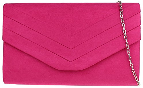 Girly Handbags Bolso de embrague del llano