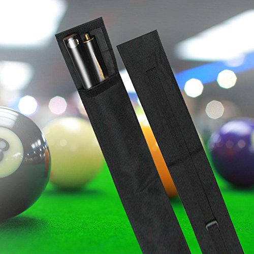 Tbest Queue Tasche,Billard Queue fer,Tarot Karten,Sker Pool Billard Queue Tasche fer Köcher,Nylon Pool Queue Billard Stick Lagerung Tragetasche 1/2 3/4 Größe Schwarz(3/4 Art)