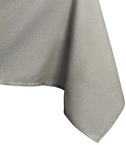 AmeliaHome Tischdecke 150x350 cm Tischtuch Tafeldecke Fleckschutz Lotuseffekt Abwaschbar Wasserabweisend Glänzend Glatt Empire Cappuccino