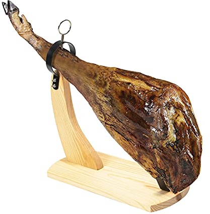 Skinka Stativ Wood Ham Rack Chef Grill Ham Hållare Metall Stand Restaurang Kök Tillbehör Verktyg Skinkhållare