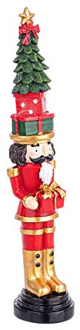 PERAGA GARDEN SOLDATINO SCHIACCIANOCI Henk con Albero H23CM ADDOBBI Natale Decor CASA