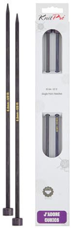 KnitPro J’adore Cubics Lange Nadeln 12 (30cm) | 6mm