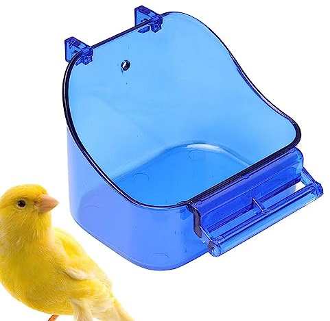 Fukamou Hängende Vogelbadewanne Vogelwanne Badehaus Vogel, Papagei Käfig Zubehör, Für Haustier Kleine Mittlere Papagei Sittich Nymphensittich Conure