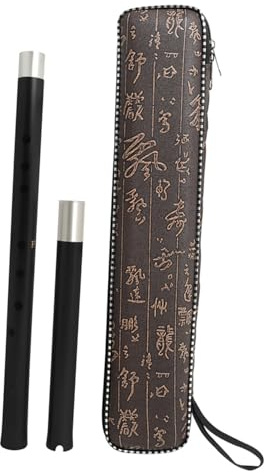 OFFSCH Chinesische Holzflöte Vertikale Blasflöte Aus Rosenholz Für Anfänger Und Fortgeschrittene Handgefertigt Tragbar Teilige Konstruktion Für Musikliebhaber