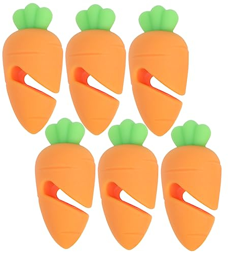ABOOFAN 6pcs Boil Stoppers Heat-Resistant Silicone Spill Stopper Lid Lifters for Kitchen Safe Easy to Use