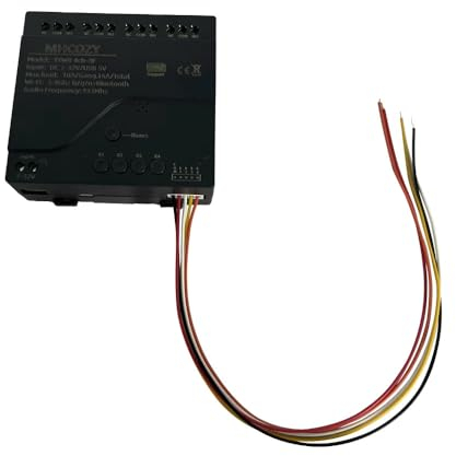 MHCOZY WiFi Smart Relay Switch Module,4 Kanal 5V 12V 32V Trockener Kontakt Passiver Ausgang Wireless Relay Controller mit externem Schalter Pin,Funktioniert mit Alexa Google Home