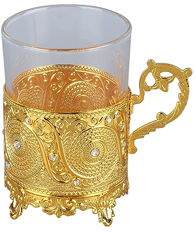 Boccale Da Birra In Metallo, Boccale Da Birra In Vetro In Lega Robusta, Tazza Da Whisky Decorativa Da Collezione, Boccale In Vetro Da Vino Per Feste, Bar (Dorato (J18149))