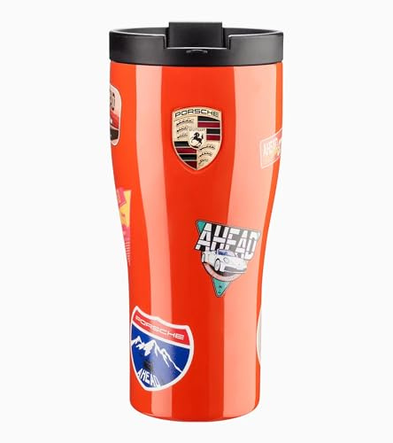 Porsche Ahead Thermobecher, Orange