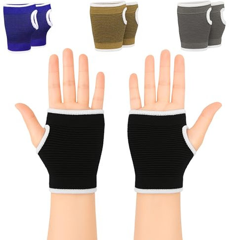 MASIOR Hand Wrist Elastic Support Bandage Sleeve Compression Brace For Men Women wrist, Sports, Carpal Tunnel, Arthritis, Tendonitis, injury Pain Relief (For Medium and Large Hands)