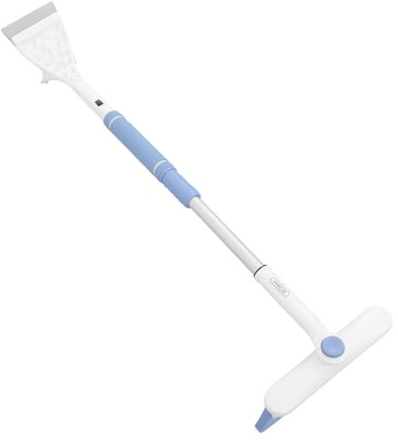 HEALEEP Spazzola Telescopica per Neve Auto Raschiatore Ghiaccio Parabrezza Rimozione Neve Rotante Tergivetro Specchietti Accessori