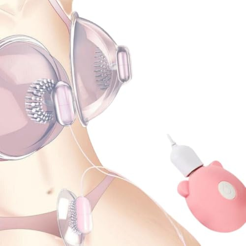 Lxjily Classic Vibrators Nipple Sucker Sucking Vibrator Nipple Clit Sucker Dildo Women G-Spot Massager Sex Toy Adult Women Sex Toys Clear