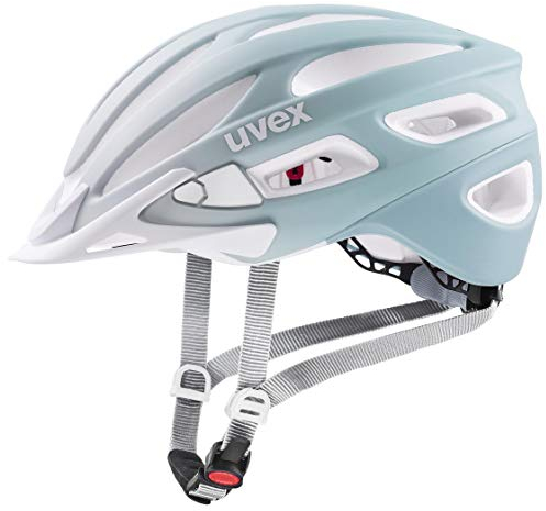 uvex True cc - Leichter Allround-Helm für Damen - individuelle Größenanpassung - erweiterbar mit LED-Licht - papyros - peakock matt - 55-58 cm