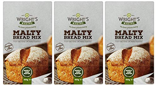 Wright's Baking Malty Bread Mix 500g (Pack of 3)