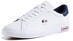 Lacoste POWERCOURT TRI22 1 SMA, Zapatillas Hombre, Wht/Nvy/Red, 43 EU