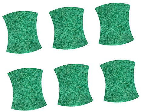 Beavorty 6pcs Dish Scrubber Household Dishcloth Kitchen Scrubbers Non Scratch Scourers Washing up Sponge Pads Absorbent