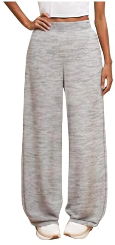Jogginghose Mädchen Einfarbig Sporthose Lässiger Outdoorhose Kinder Hosen Bequem Baggy Hose Freizeit Trainingshose Loose Sweatpants mit Taschen Kuschelhose Elastischer Bund Freizeithose