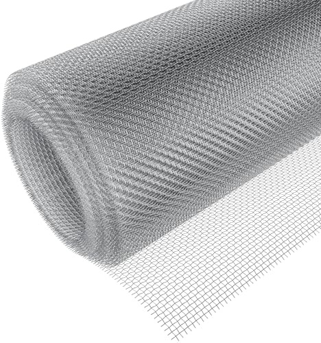 304 Stainless Steel Wire Mesh Roll 2.5m x 300mm - Rustproof Metal Mesh Screen for Rodent Proof, Mouse Deterrent, Window Screen, Gutter Guard, Air Brick & Garden Use - Easy Cut