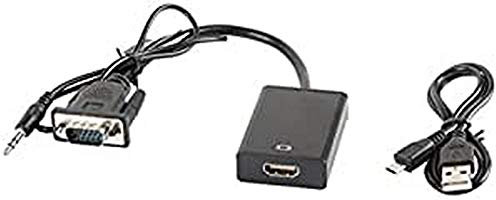 LANBERG Adapter VGA(M) + Audio -> HDMI(Ż)