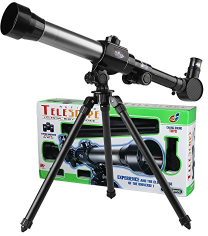 PHOEWON Kids Astronomical Telescopes Early Science Telescope with Tripod Portable Educational Learning Toy Telescope for Kids Beginners Sky Star Gazing Birds Watching