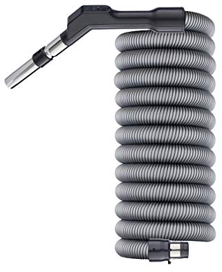 Schlauch für Zentralstaubsauger mit Komfort-Griff, Ersatzteil für div. Anbieter Länge 9,1m