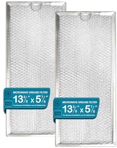 Omaeon Grease Filter 13x6 for Whirlpool W10208631A (2-Pack)