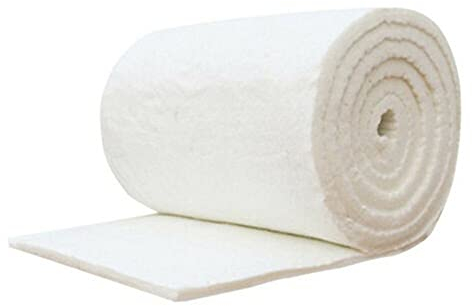 Tapis isolant haute température ignifuge en fibre de céramique et silicate (30 mm d'épaisseur)