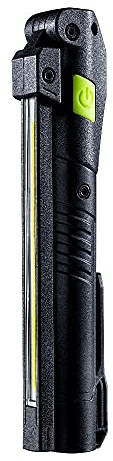 Unilite IL-375R USB-wiederaufladbare, hochwertige LED-Slimline-Inspektionsleuchte, 375 Lumen, zusätzliche Taschenlampe hinten und oben, starke magnetische Basis, Typ-C-Schnellladung