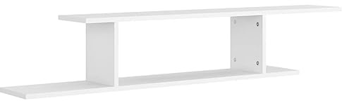 vidaXL Estante de Pared para TV Madera contrachapada 125x18x23 cm