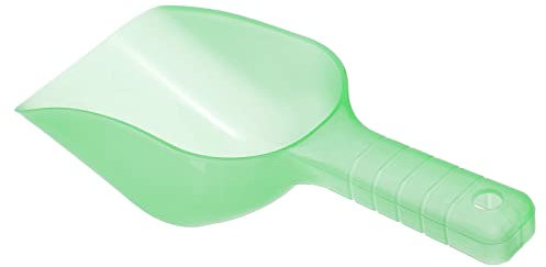 PATIKIL 12oz Ice Scoop, 1 Pack Plastic Ice Maker Shovel for Kitchen Bar Party, Green