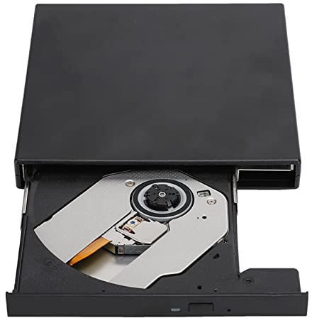 Topiky Lecteur Optique, Lecteur de CD-ROM USB 2.0 pour Ordinateur Portable USB/USB pour Ordinateur de Bureau, Graveur de CD DVD-RW pour Windows 2000/XP/Vista/Windows 7