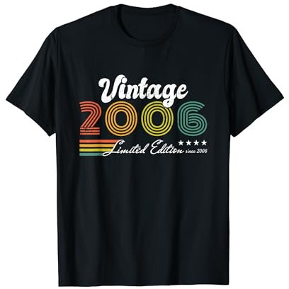 Anniversaire Vintage 2006 Édition limitée – 2006 T-Shirt