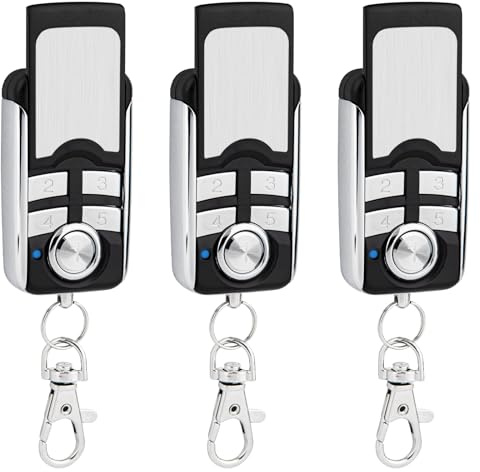 LAWOHO 868MHz BS Bisecur Handsender Compatible with Hormann BS HSE1/HSE2/HSE4/HSE5-868-BS, HS1/HS4/HS5-868-BS, HSS4-868-BS, HSD2-868-BS, HSP4-868-BS Garagentoröffner Fernbedienung 3 Stück