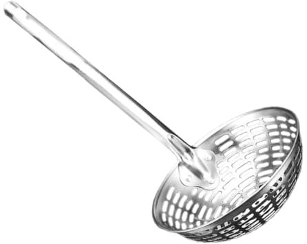 CONGARTENO Colapasta Acciaio Inossidabile Con Manico Lungo Scolapasta Per Pasta Verdure e Frutta Facile Da Pulire Design Antiscottatura Capacità Utensile Da Cucina Pratico e Resistente