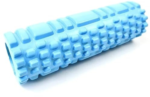 Pilates Reformer 26 cm Yoga Säule Fitnessfitness Pilates Schaumrolle Übung Rückenmassage Roller Yoga Ziegel Fitnessausrüstung Fitnessmatte(Blue)