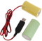 3 V LR20 D Batteria LR20 Eliminatori Cavo Sostituire 2 Pz 1.5V D Batterie per Torcia Torcia Telecomando
