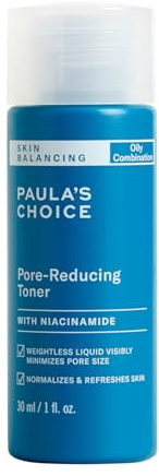 Paula's Choice SKIN BALANCING Lotion Tonique Visage - Vitamin B3 Tonique - Réduire Les Points Noirs, Imperfections & Pores Dilatés - avec Niacinamide - Peaux Mixtes à Grasses - 30 ml